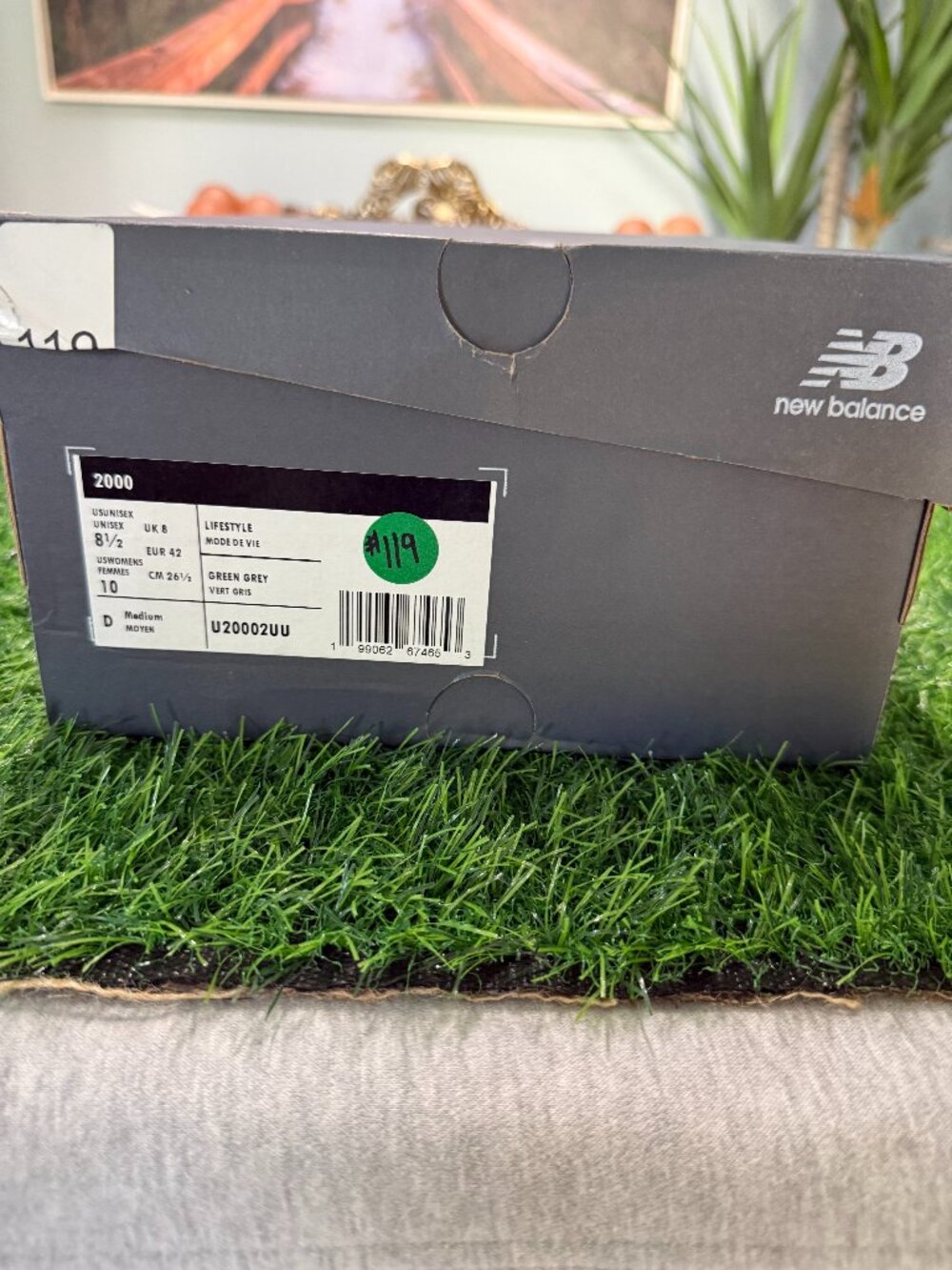 New Balance Abzorb 2000 Brand New In The Box Green/Grey Men's 8.5/Womens 10